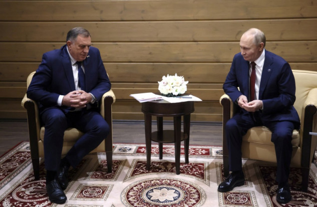 Dodik se požalio Putinu: „Osuđen sam, ali narod stoji iza mene“