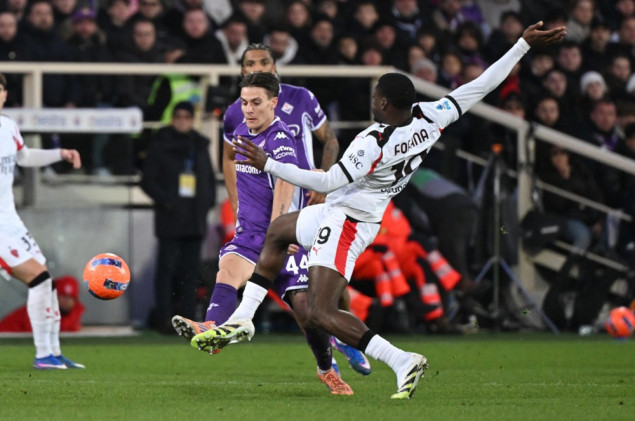 Milan osvojio bod protiv Fiorentine golom u 90. minuti