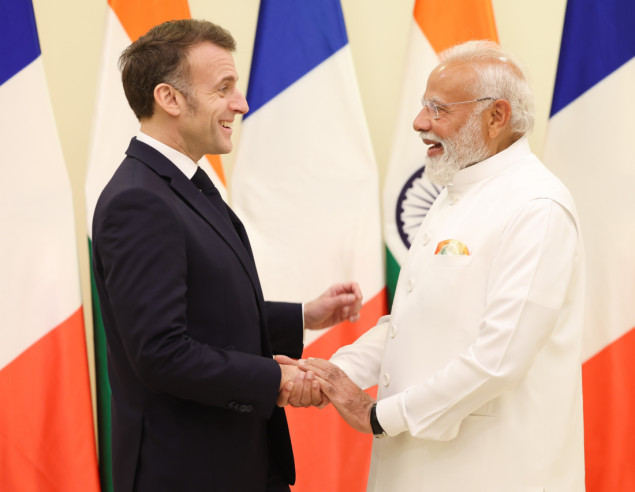 Indijski premijer Modi dočekao francuskog predsjednika Macrona u Mumbaiju