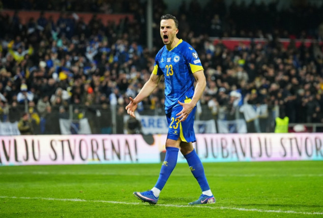 Haris Tabaković kandidat za najboljeg igrača finala baraža nakon ključnog gola protiv Italije