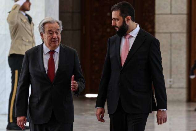 Antonio Guterres u Damasku pozvao svijet da podrži Siriju u obnovi nakon rata