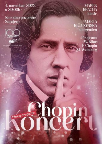 Sutra koncert Sarajevske filharmonije uz nastup umjetnika iz Poljske