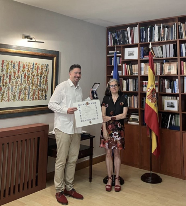 Profesor Đani Šehu odlikovan ordenom Mérito Civil kralja Španije Filipa VI.