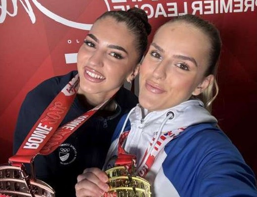 Sestre Nejra i Emina Sipović ostvarile izvanredan rezultat na Svjetskoj karate Premijer ligi u Rimu