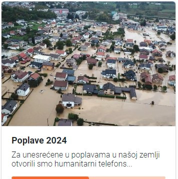 Pomozi.ba: Otvoren humanitarni telefonski broj 17039 za unesrećene u poplavama