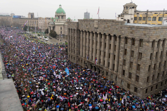 Protest studenata u Beogradu: Ultimatum Vučiću do 21 sat
