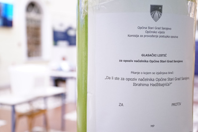 Građani Starog Grada izjašnjavaju se o opozivu načelnika Hadžibajrića