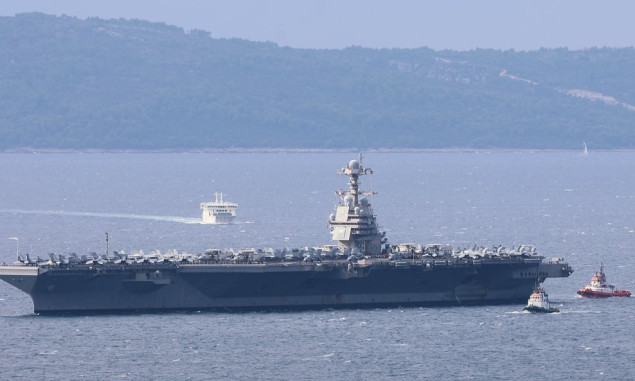 Američki nosač aviona "USS Gerald R. Ford" uplovio u splitski akvatorij
