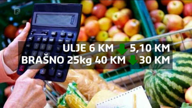 Blagi pad cijena hrane i u BiH