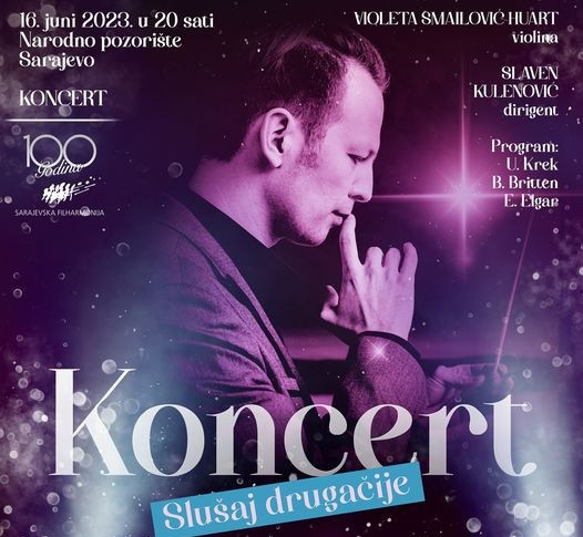 U petak koncert Sarajevske filharminije : Specijalna gošća Violeta Smailović Huart