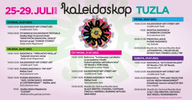 Sutra počinje13. Festival umjetnosti mladih "Kaleidoskop"
