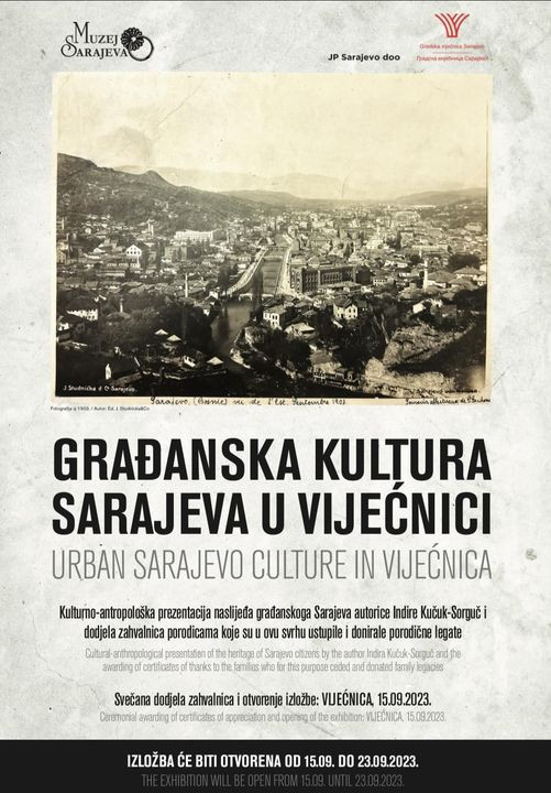 U Vijećnici izložba "Građanska kultura Sarajeva"