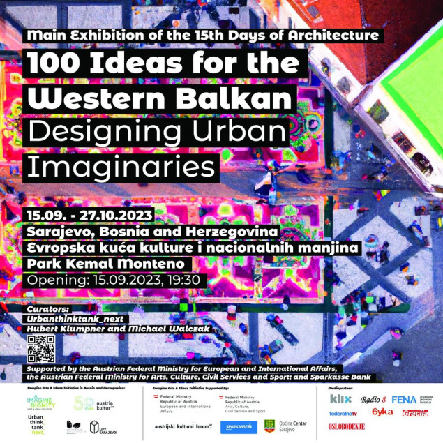 U petak izložba "100 ideja za zapadni Balkan-Dizajniranje urbanih imaginarija"