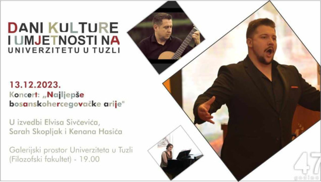 Koncert "Najljepše bosanskohercegovačke arije"