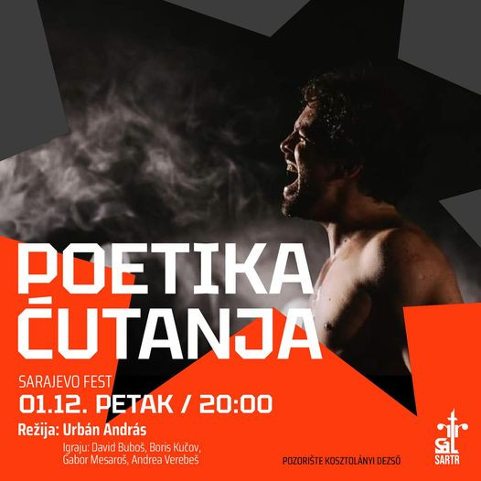 Sarajevo Fest 2023: Večeras na sceni SARTR-a predstava "Poetika ćutanja"