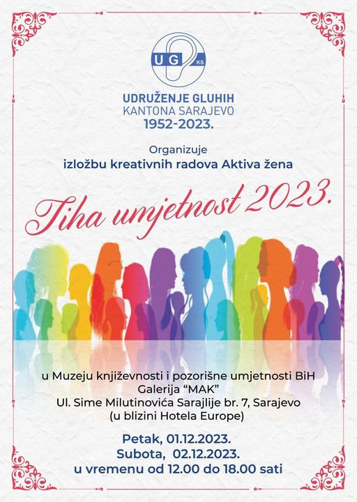 Izložba "Tiha umjetnost" u Muzeju književnosti i pozorišne umjetnosti BiH