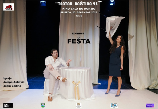 U Konjicu predstava "Fešta" Teatra Exit iz Zagreba