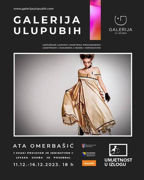 Galerija ULUPUBiH: Izložba “Svaki proizvod je jedinstven (Svaka osoba je posebna)”