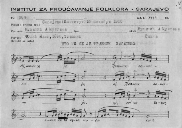 Zemaljski muzej BiH: "Bosansko poravno pjevanje" i edukativno-kreativne radionice