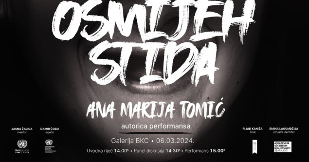 Umjetnički performans "Osmijeh stida"