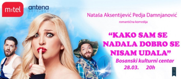 BKC KS: Večeras komedija "Kako sam se nadala, dobro se nisam udala"