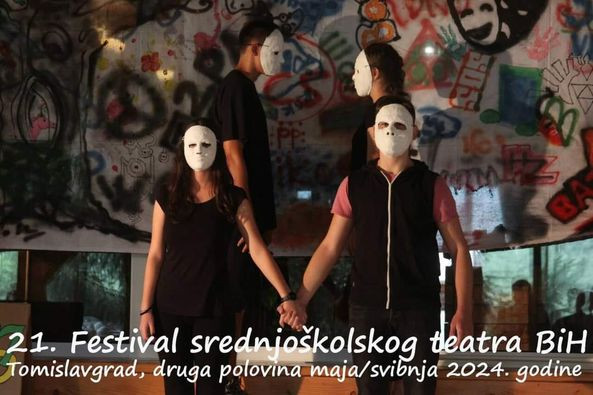 Otvoreni konkursi  za učešće na 25. Festivalu dječijeg teatra BiH i 21. Festivalu srednjoškolskog teatra BiH