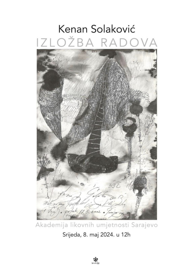Na ALU UNSA otvorena posthumna izložba Kenana Solakovića