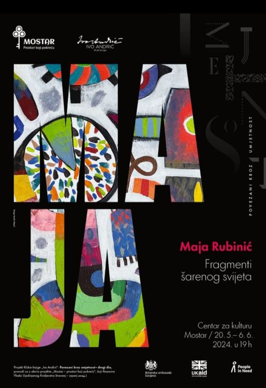 U Mostaru izložba Maje Rubinić "Fragmenti šarenog svijeta"