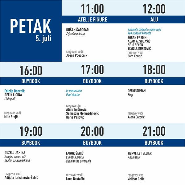 Bookstan: Izvrstan program trećeg festivalskog dana