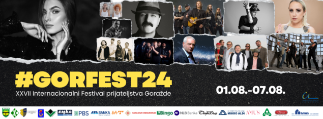 Večeras zvanično otvaranje 27. Internacionalnog Festivala prijateljstva Goražde