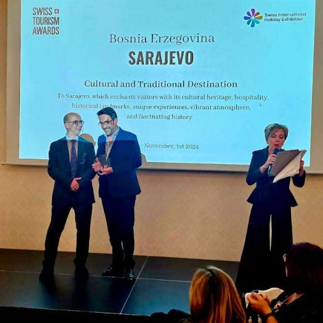 "Swiss Toursim Award" nagrada Turističkoj zajednici KS uručena u Luganu