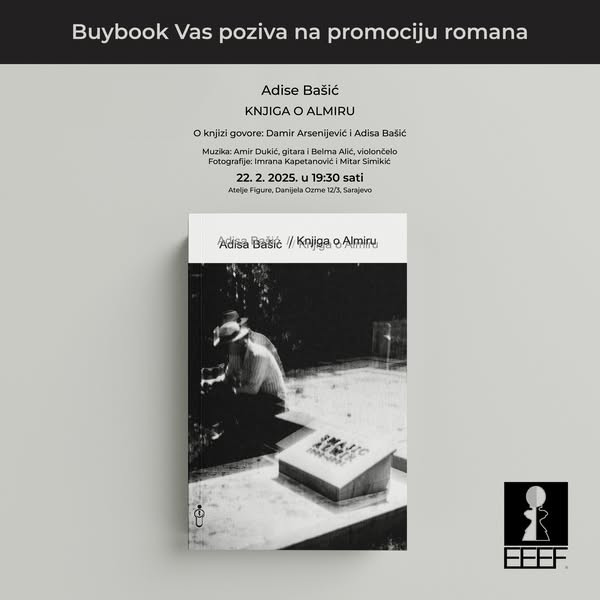 Sarajevo: U subotu promocija romana Adise Bašić "Knjiga o Almiru"