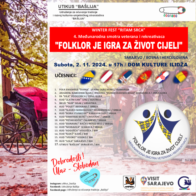 UTIKUS "Bašlija": 4. Međunarodna smotra folklora
