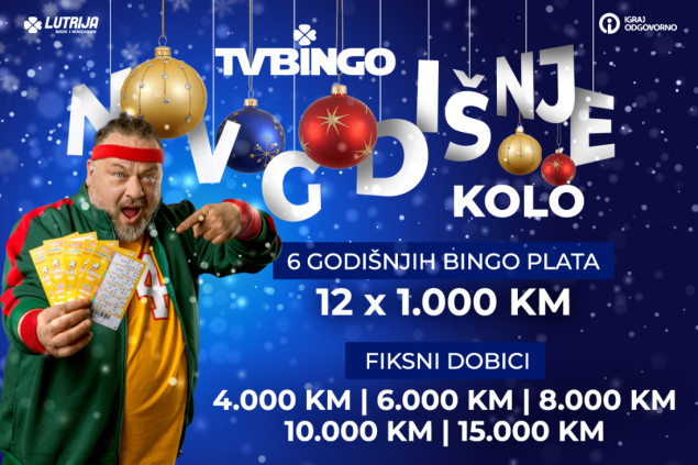 Peto vanredno kolo TV Binga stiže u novogodišnjoj noći