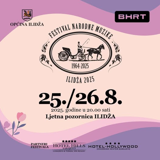 Večeras takmičarska noć 61. Festivala narodne muzike Ilidža