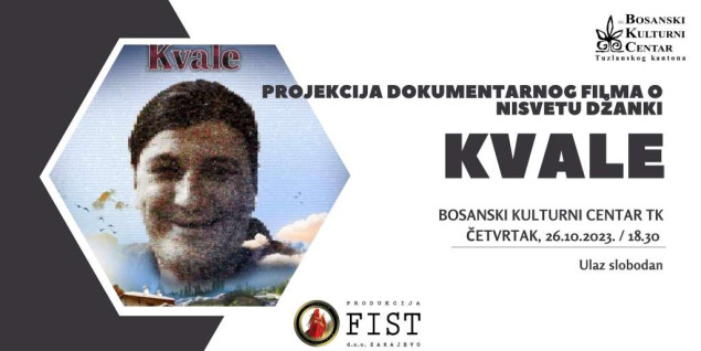 Tuzlanska premijera dokumentarnog filma o Nisvetu Džanki 26. oktobra u BKC-u TK-a