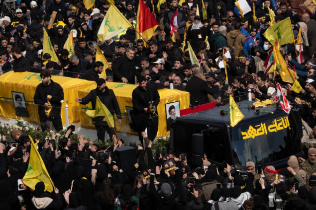 Hiljade ljudi na sahrani šefa Hezbollaha Nasrallaha u Libanu