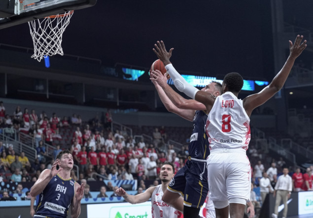 Eurobasket: BiH u vodstvu protiv Poljske nakon prvih 20 minuta