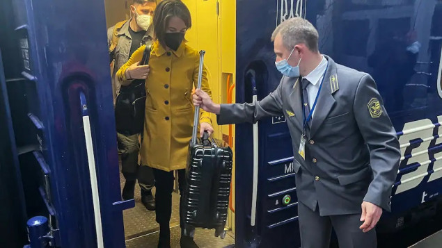 Šefica njemačke diplomatije stigla u nenajavljenu posjetu Kijevu