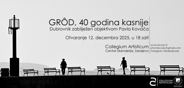 Ovog petka otvorenje izložbe "GRÔD, 40 GODINA KASNIJE" Pavla Kovača