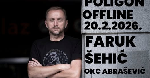 OKC Abrašević ugošćuje promociju nove knjigu Faruka Šehića "Cimetna pisma, dijamantna stvorenja"