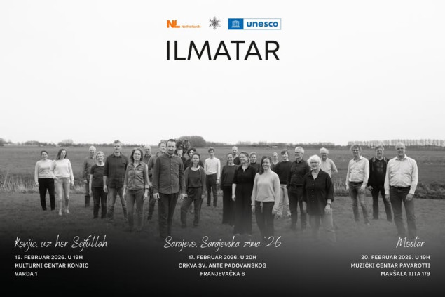 Nizozemski hor „Ilmatar" u petak nastupa u Pavarotti centru