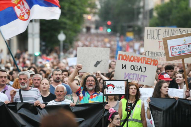 Održan još jedan protest 'Srbija protiv nasilja'