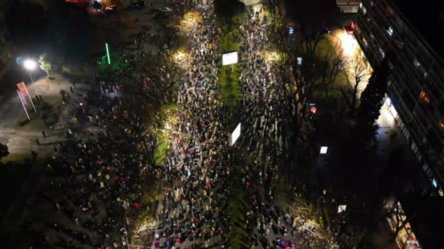 Studenti na protestu u Podgorici: Ili ispunjene uslova do 1. februara ili građanska neposlušnost