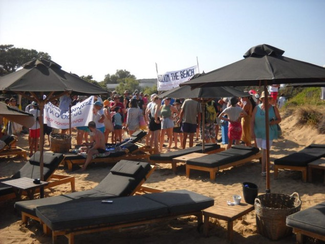 Protesti 'Pokreta peškira' šire se Grčkom, mještani traže slobodan pristup plažama