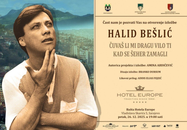 "Čuvaš li mi dragu vilo ti kad se Šeher zamagli": Izložba u čast Halidu Bešliću