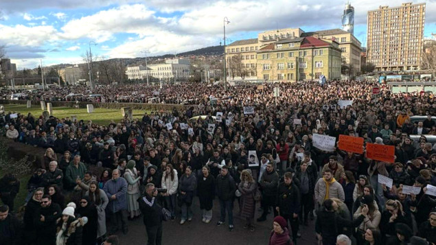 U Sarajevu održan protest građana zbog tramvajske nesreće