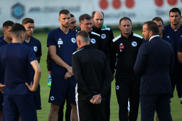 Fudbaleri reprezentacije BiH obavili posljednji trening pred meč protiv Finske