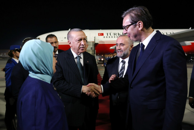 Nakon posjete BiH: Turski predsjednik Erdogan doputovao u Srbiju