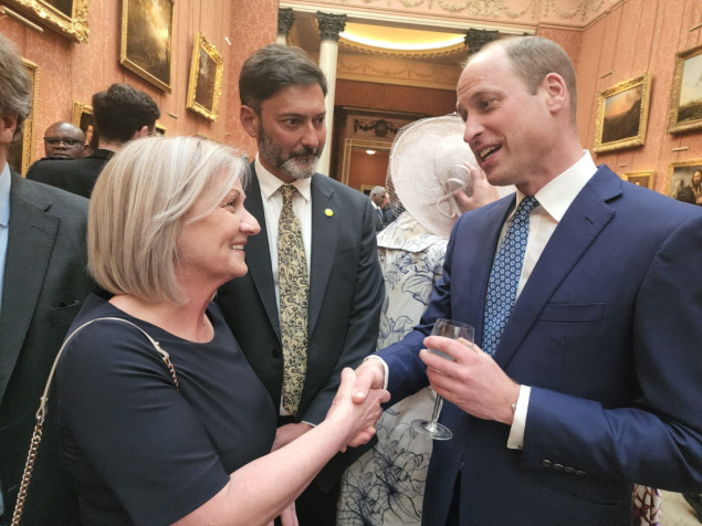 Krišto na kraljevskom prijemu u Londonu